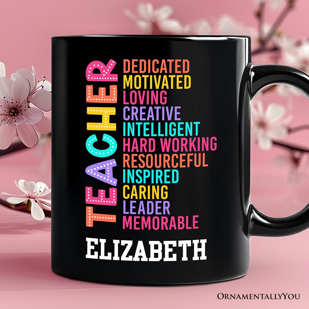 Teacher Ceramic Mug Black | Ashley Stewart