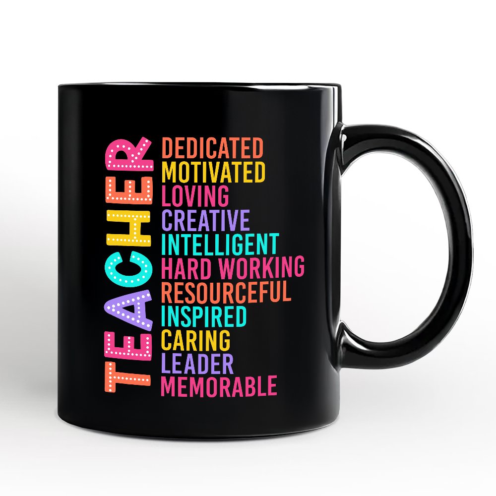 Teacher Ceramic Mug Black | Ashley Stewart