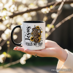 Jesus Fills My Cup Ceramic Mug White | Ashley Stewart