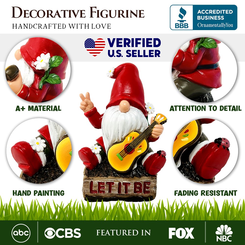Hippy Gnome Figurine Multi | Ashley Stewart