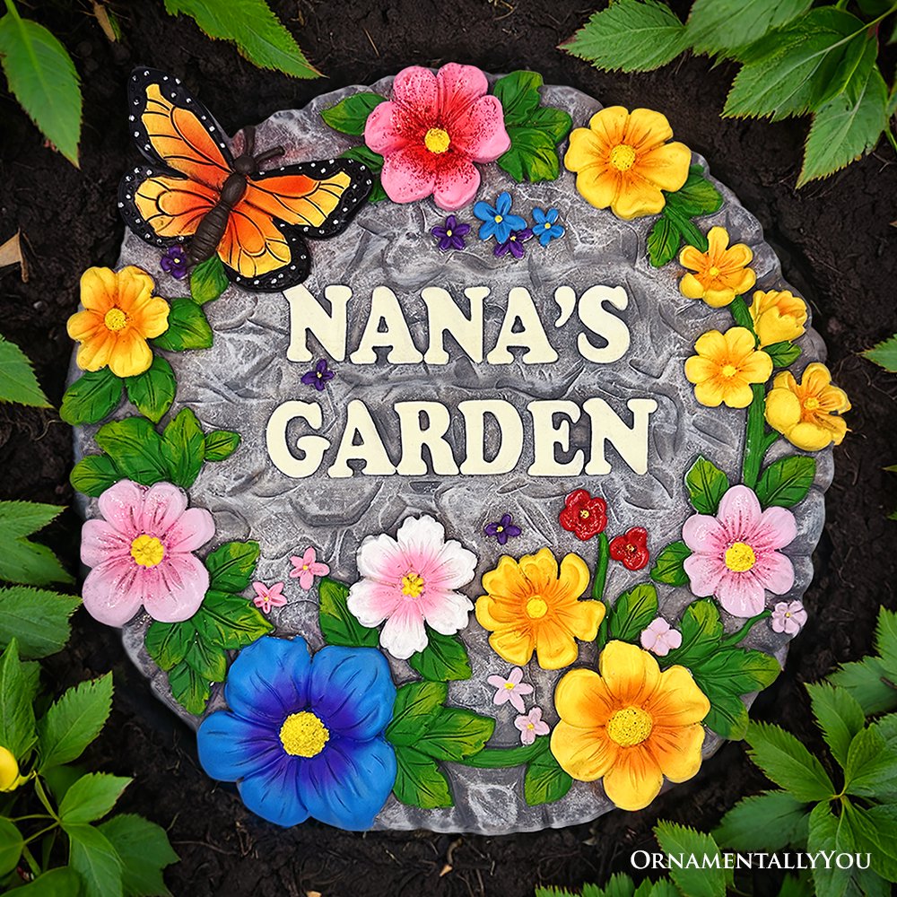 Nanas Garden Stepping Stone Multi | Ashley Stewart