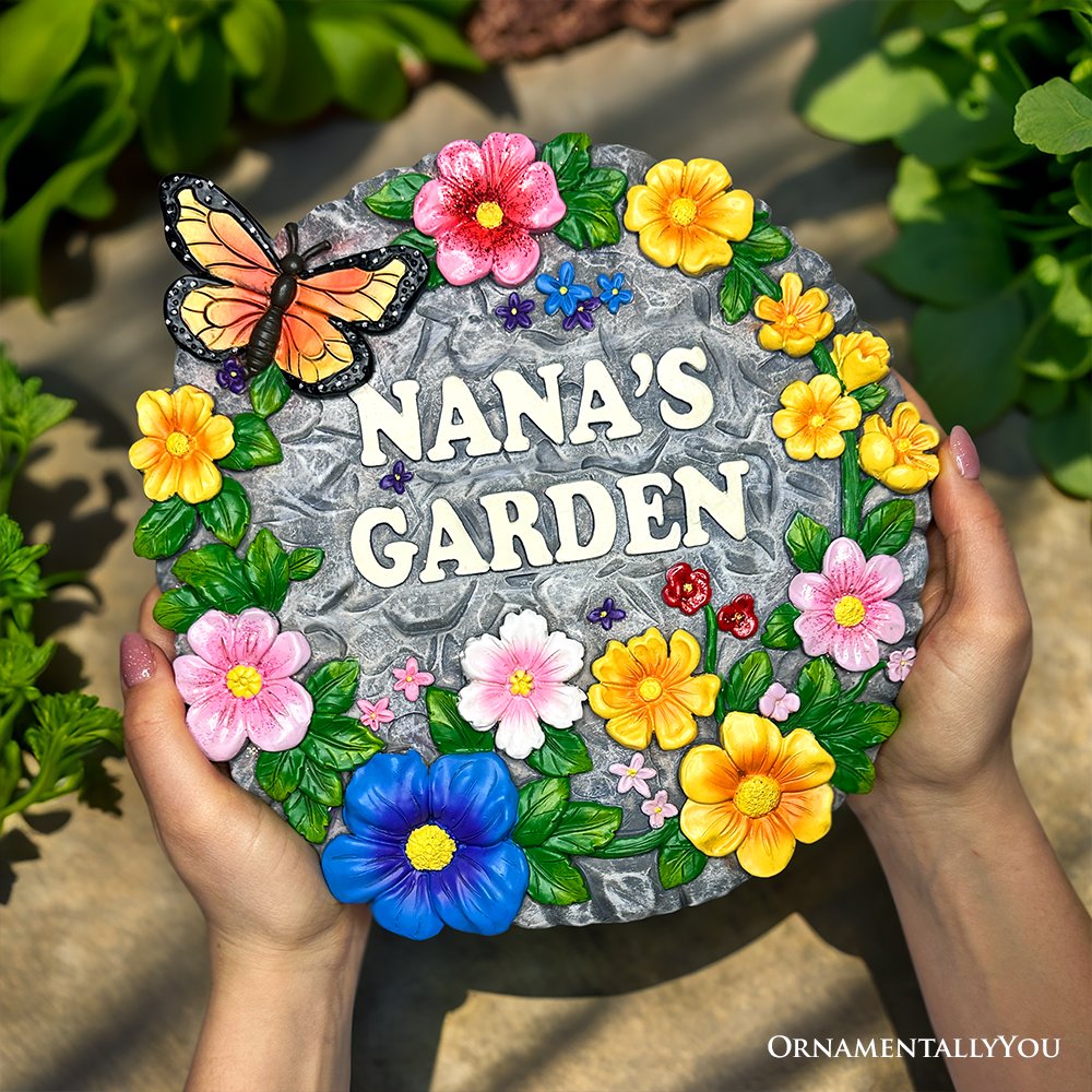 Nanas Garden Stepping Stone Multi | Ashley Stewart