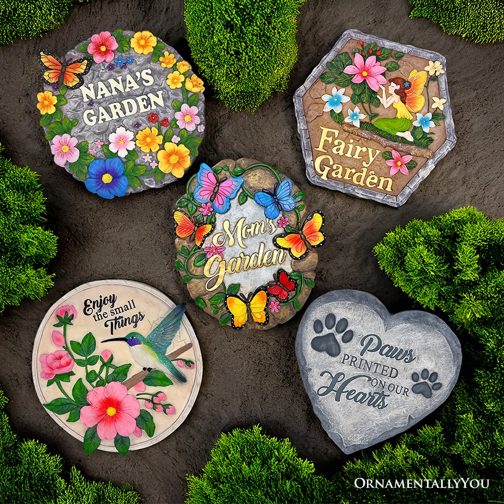 Nanas Garden Stepping Stone Multi | Ashley Stewart