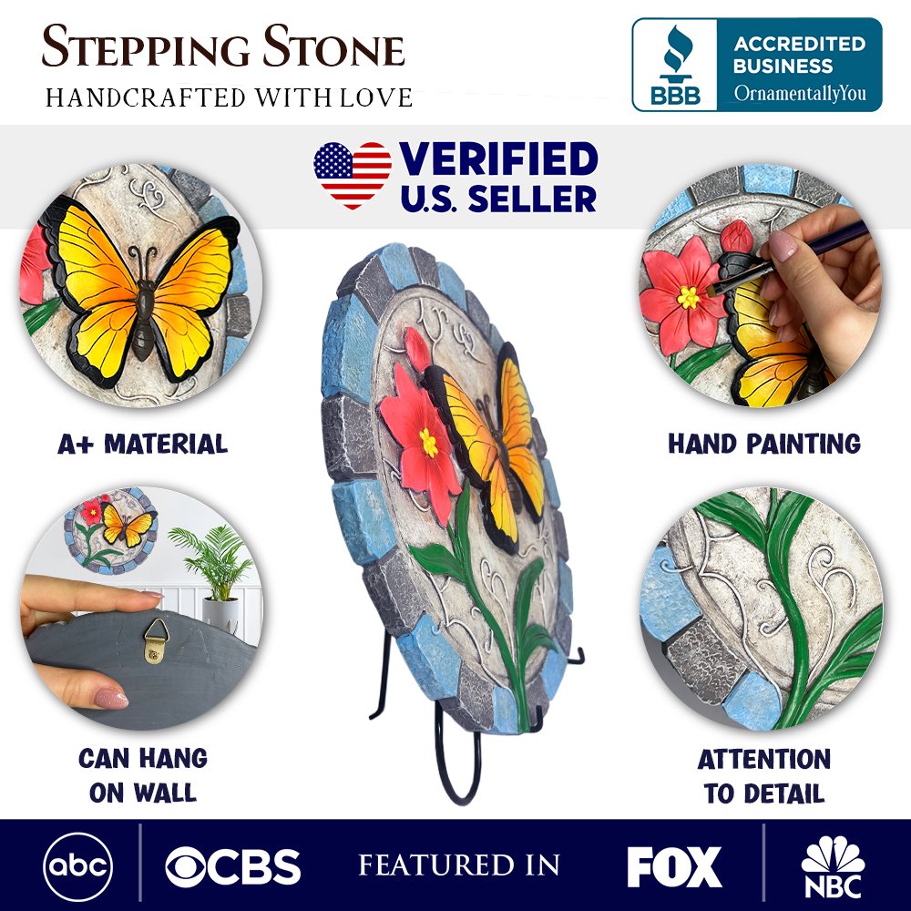 Butterfly Stepping Stone Multi | Ashley Stewart