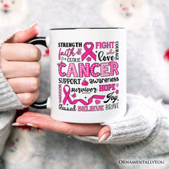 Breast Cancer Awareness Mug White | Ashley Stewart