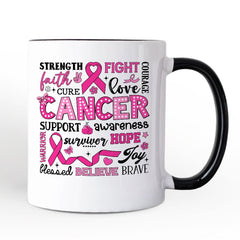 Breast Cancer Awareness Mug White | Ashley Stewart