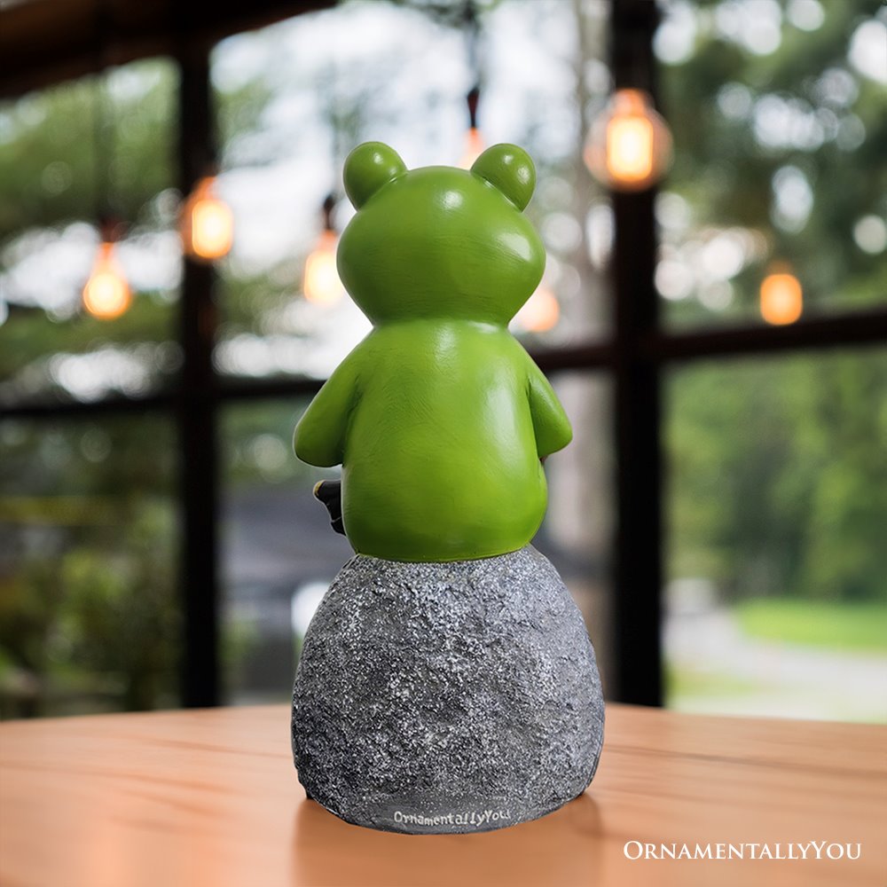 Coffee Frog Garden Statue Multi | Ashley Stewart
