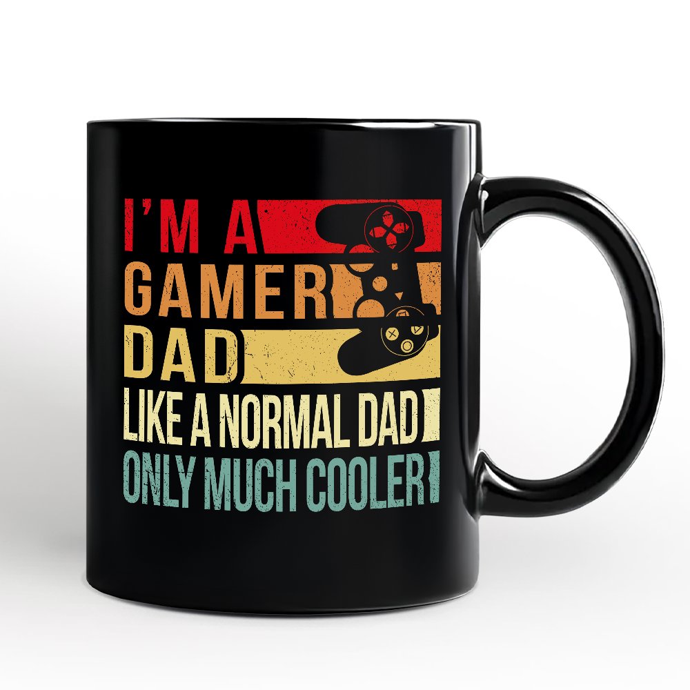 A Gamer Dad Ceramic Mug Black | Ashley Stewart