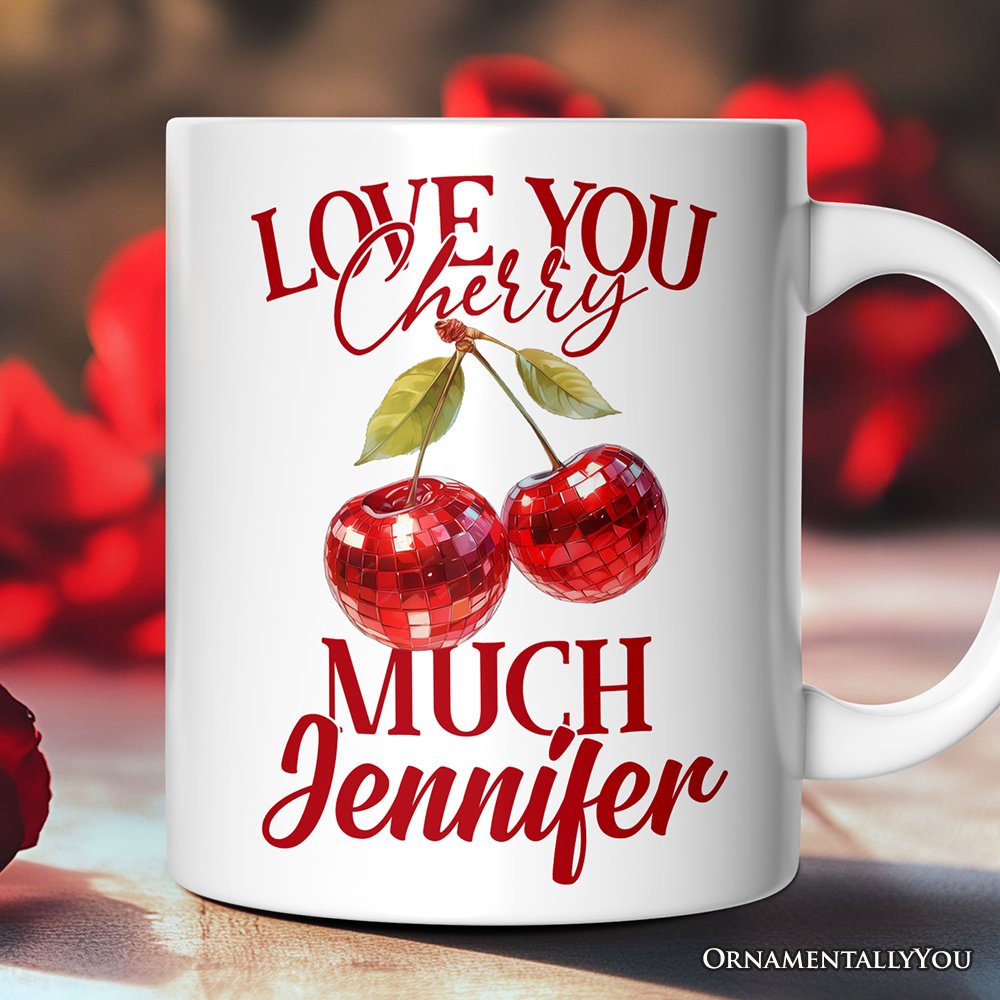 Love You Cherry Much Ceramic Mug  | Ashley Stewart
