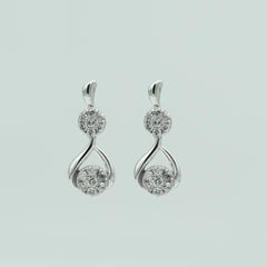 0.50 Carat Lab Grown Diamond Drop Earrings Gift Box Set  | Ashley Stewart