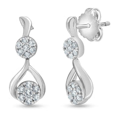0.50 Carat Lab Grown Diamond Drop Earrings Gift Box Set  | Ashley Stewart