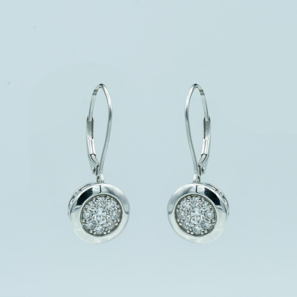 0.65 Carat Lab Grown Diamond Dangle Earrings Gift Box Set  | Ashley Stewart