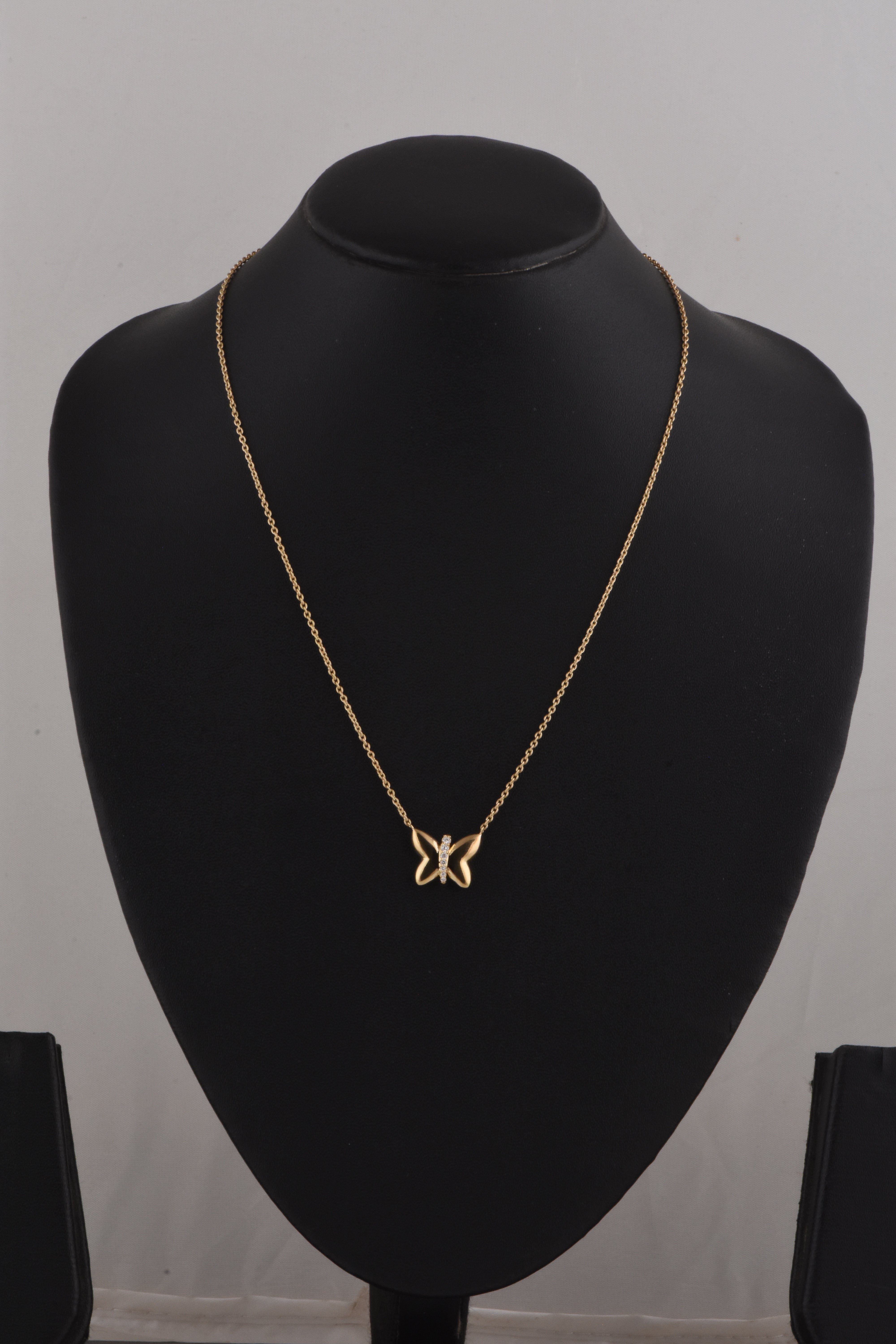0.10 Carat Lab Grown Diamond Butterfly Necklace  | Ashley Stewart