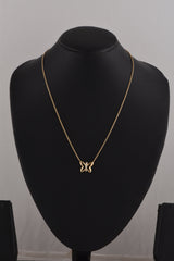 0.10 Carat Lab Grown Diamond Butterfly Necklace  | Ashley Stewart