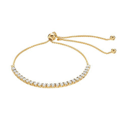 0.25 Carat Lab Grown Diamond Bolo Bracelet Rose | Ashley Stewart