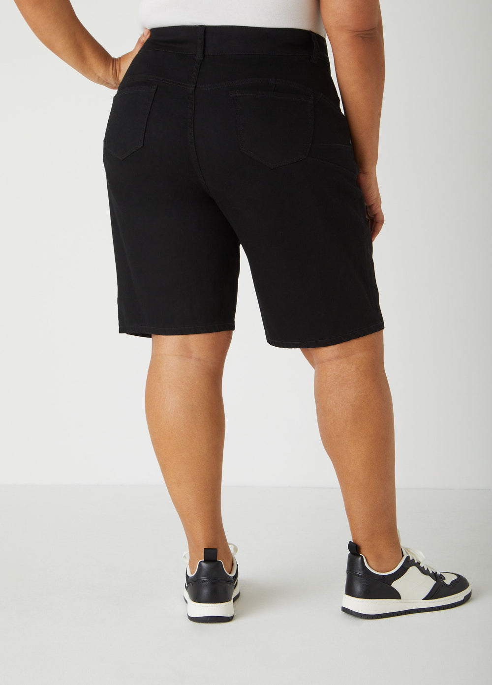 Plus Size Jean Shorts Plus Size Mid Rise Denim Shorts Lt Sky Blue | Ashley Stewart