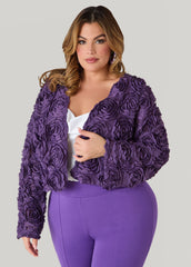 Rosette Jacket PETUNIA | Ashley Stewart