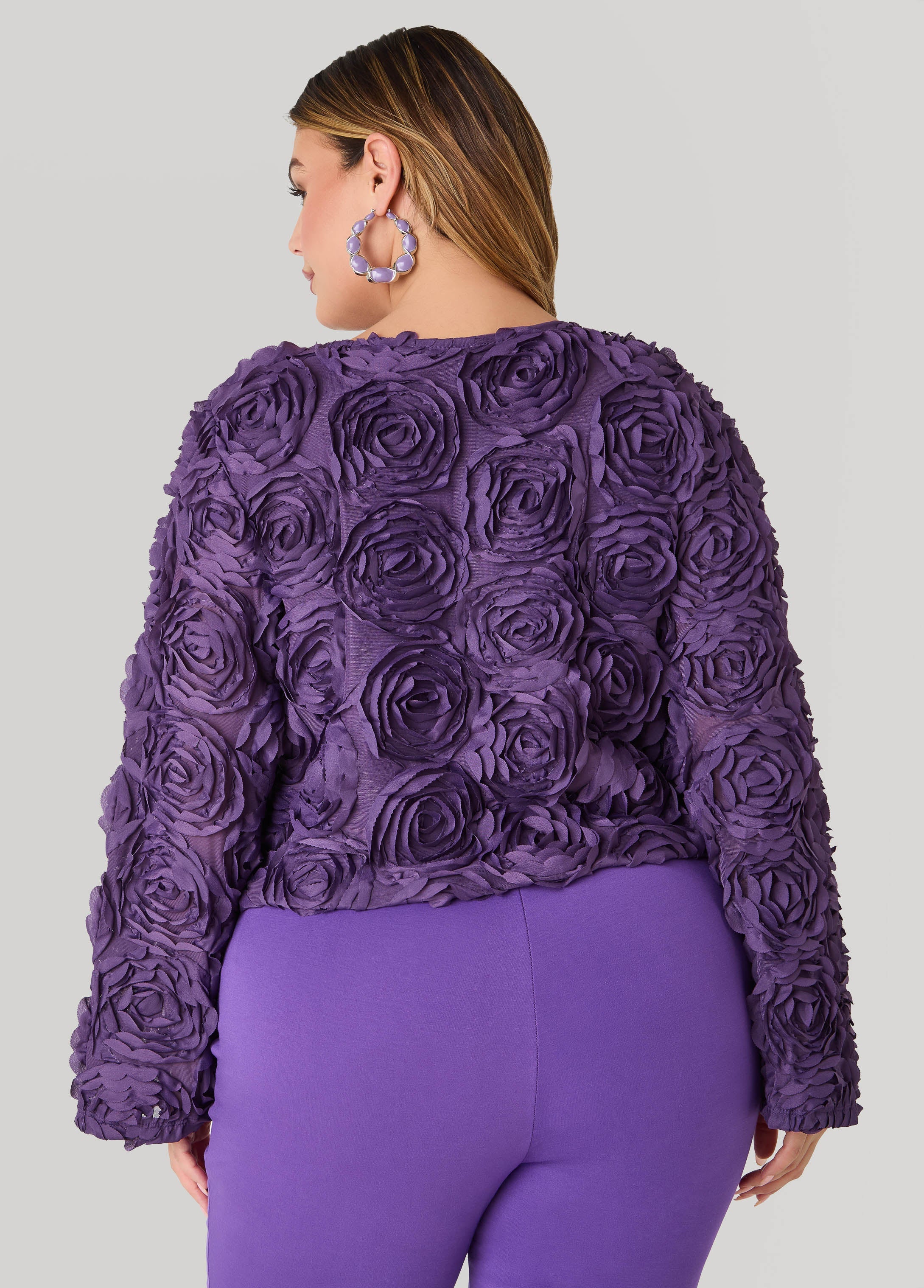 Rosette Jacket PETUNIA | Ashley Stewart