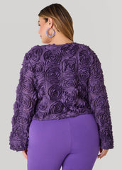 Rosette Jacket PETUNIA | Ashley Stewart
