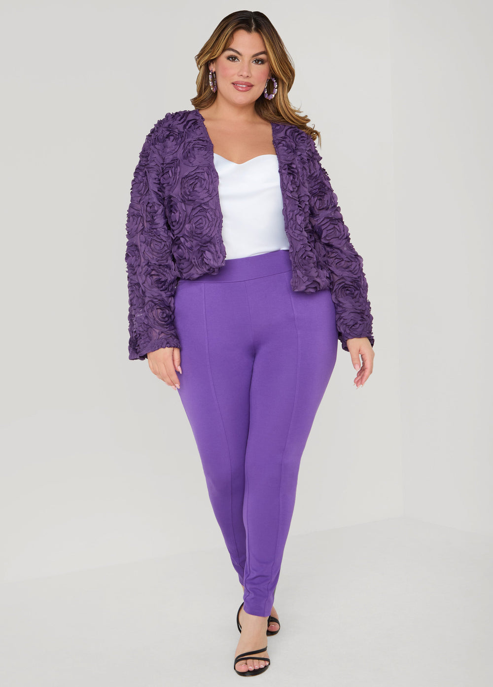 Rosette Jacket PETUNIA | Ashley Stewart