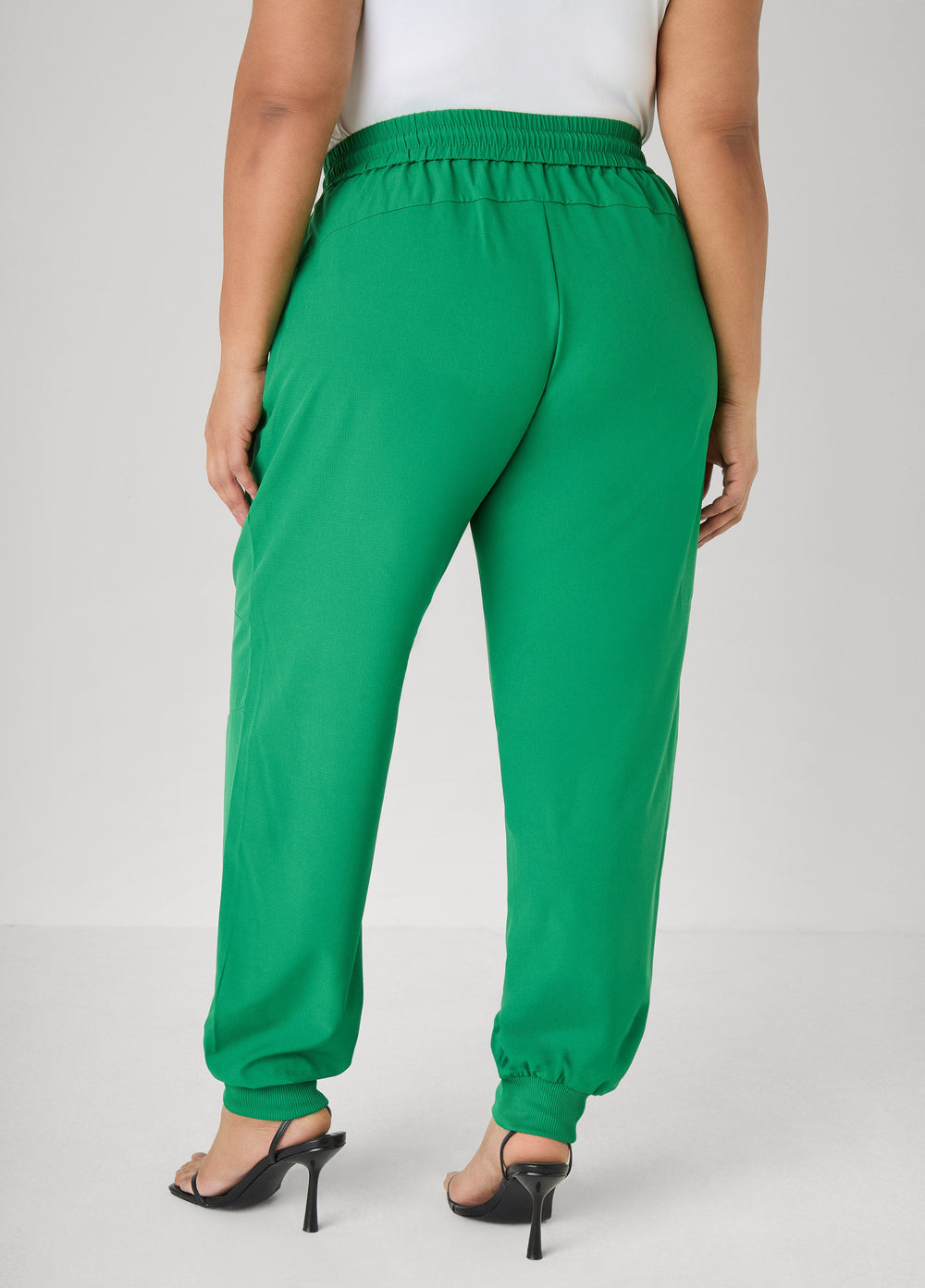 Drawstring Mid Rise Joggers Amazon | Ashley Stewart