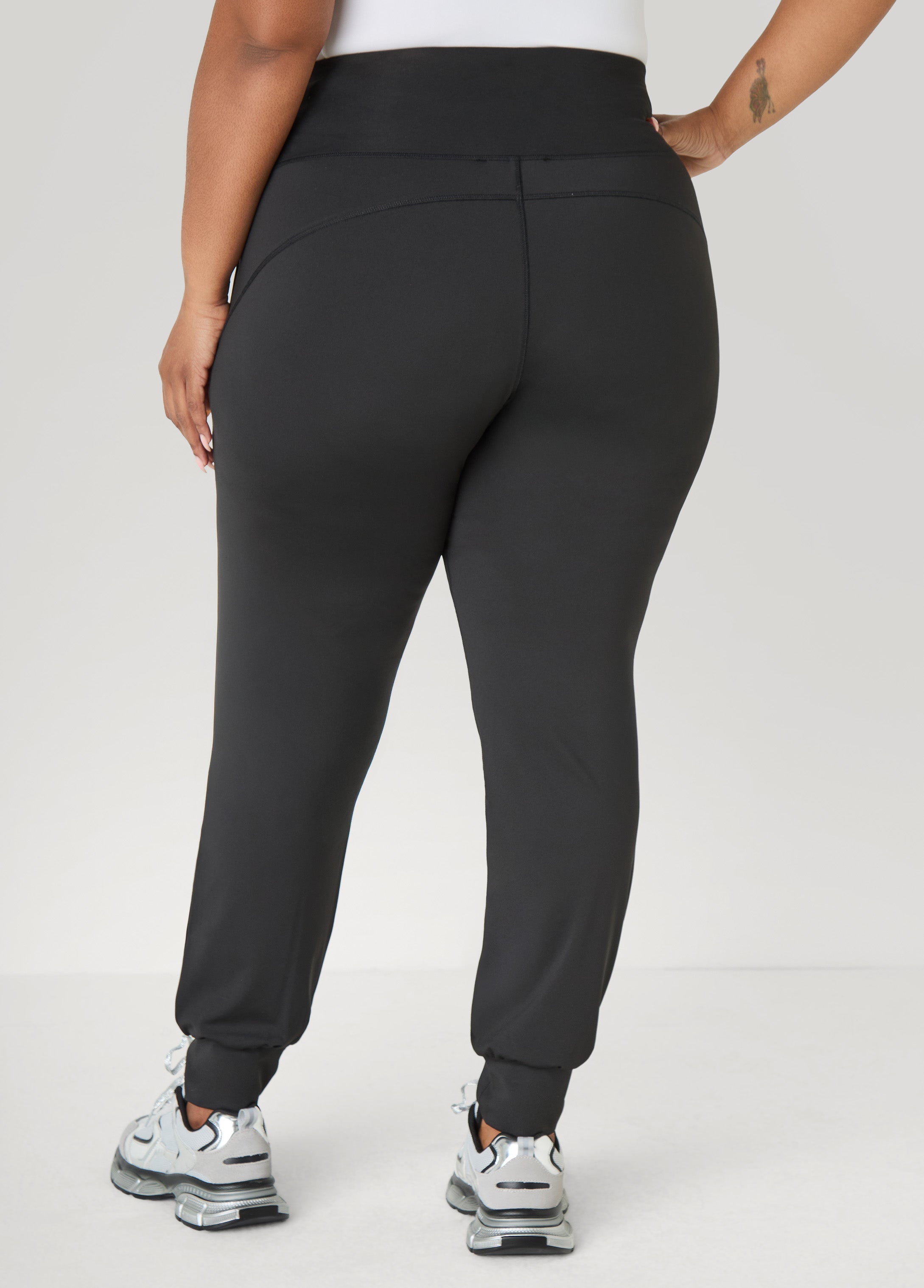 High Waist Joggers Caramel Cafe | Ashley Stewart