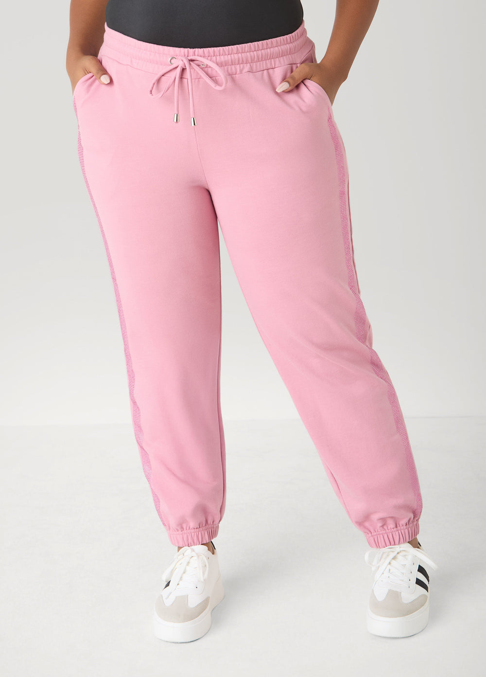 Crystal Joggers Olive Night | Ashley Stewart