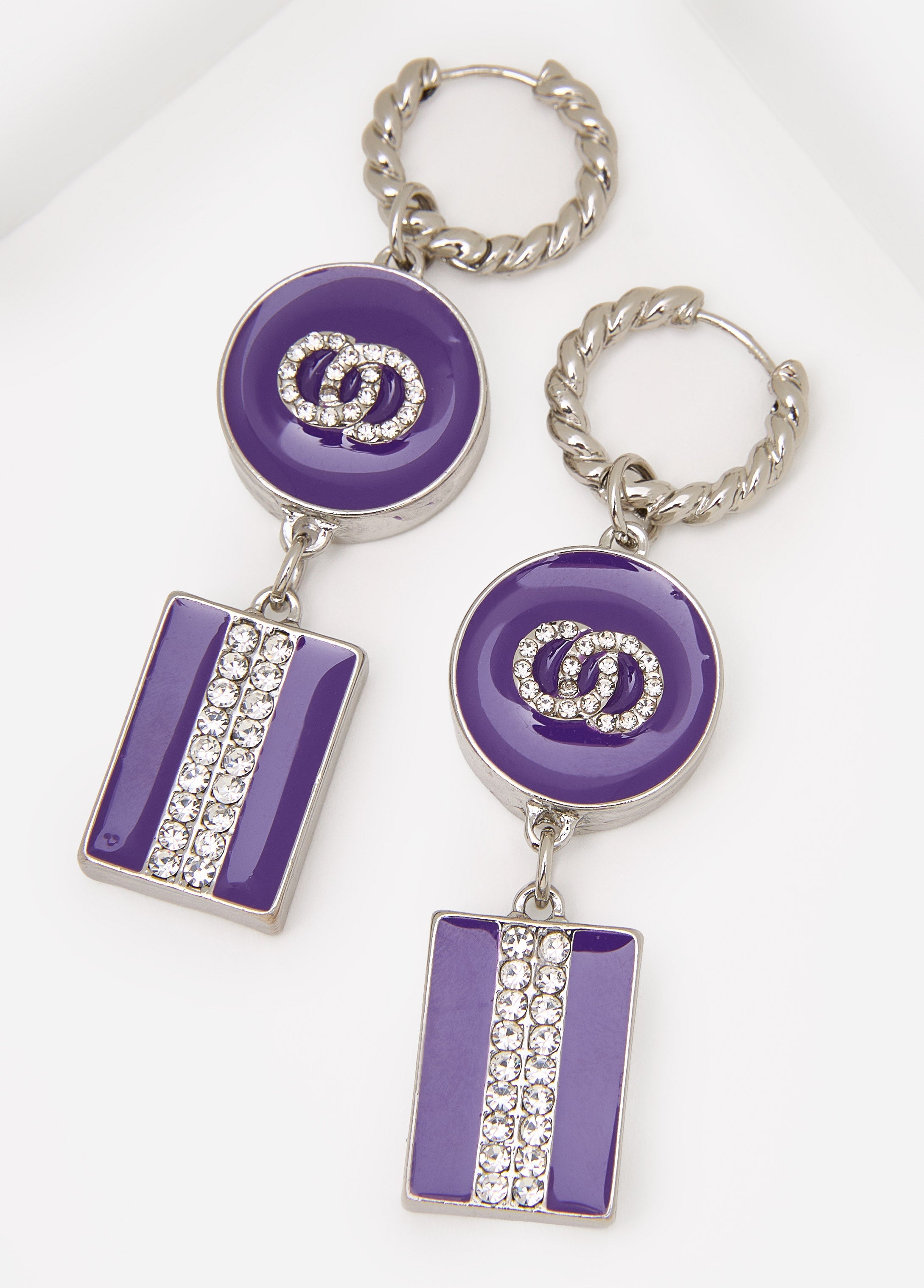 Crystal Rings Earrings Pansy | Ashley Stewart