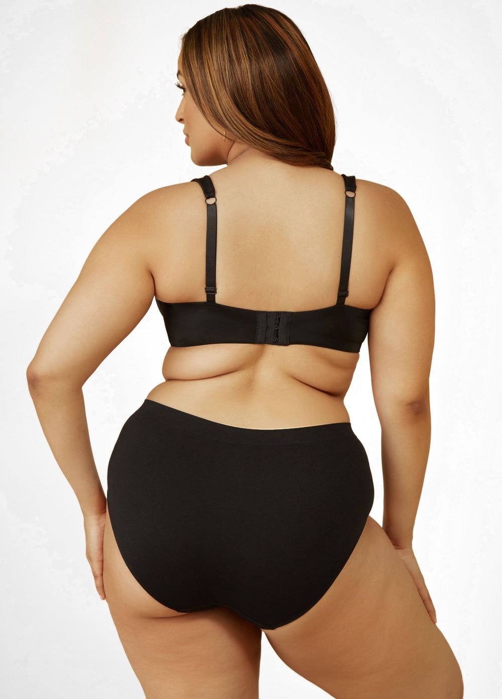 Micro Underwired T-Shirt Bra Black | Ashley Stewart