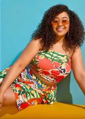 Printed Tube Top Multi | Ashley Stewart