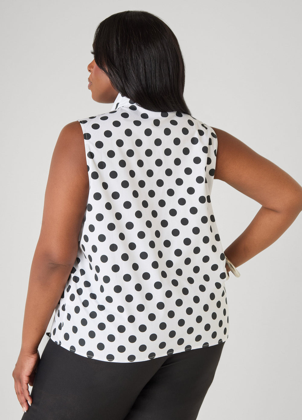 Blessed Tie Neck Top Fuchsia | Ashley Stewart