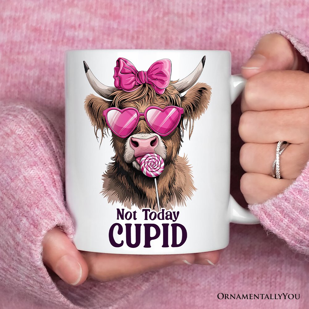 Not Today Cupid Ceramic Mug White | Ashley Stewart