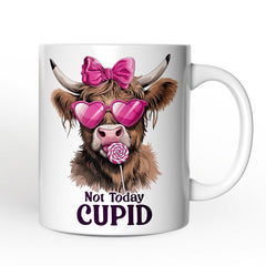 Not Today Cupid Ceramic Mug White | Ashley Stewart
