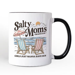 Salty Moms Beach Club Mug White | Ashley Stewart