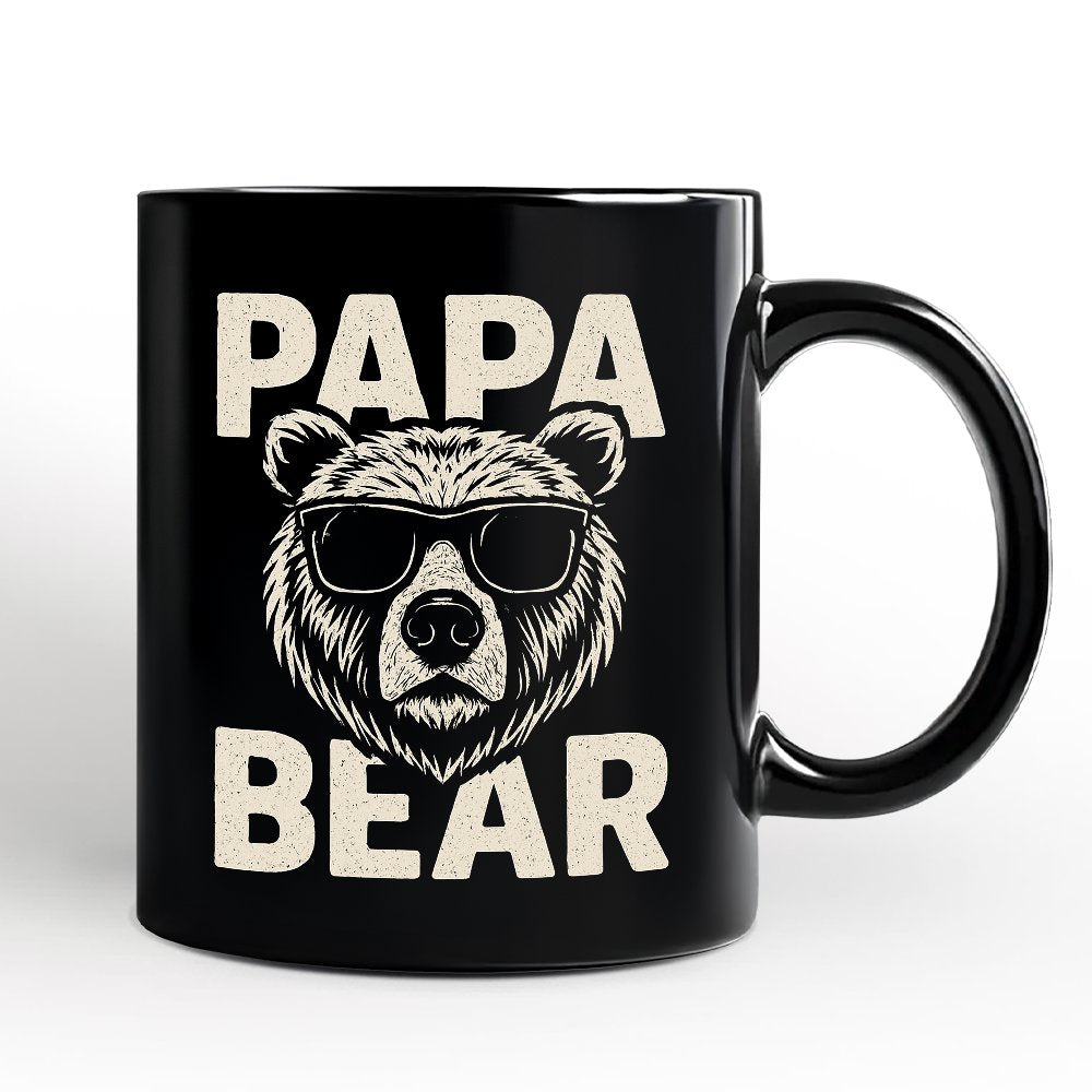 Papa Bear Ceramic Mug Black | Ashley Stewart