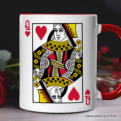 Queen Of Hearts Ceramic Mug White | Ashley Stewart