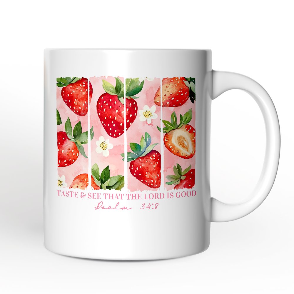 The Lord Is Good Ceramic Mug White | Ashley Stewart