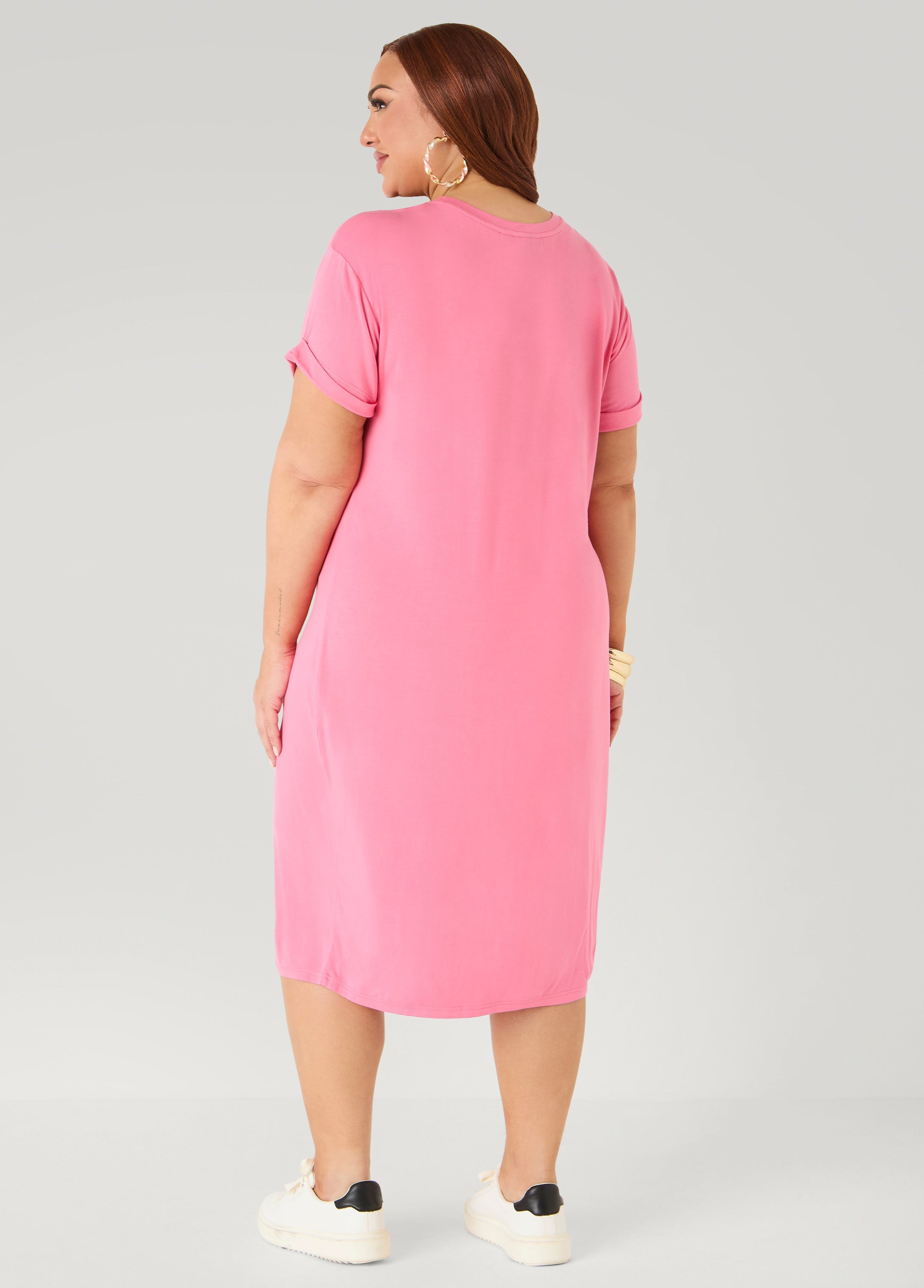 Blessed Graphic T Shirt Dress Confetti | Ashley Stewart