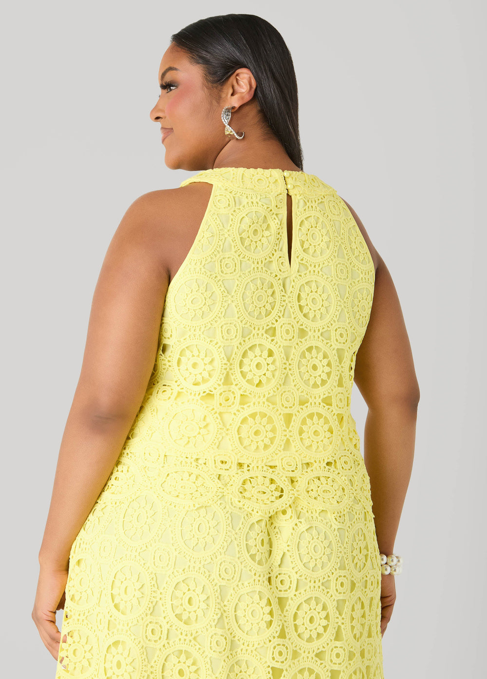 Crocheted Top Calypso Coral | Ashley Stewart
