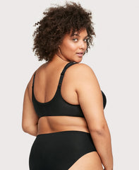 Front-Closure WonderWire Bra Black | Ashley Stewart