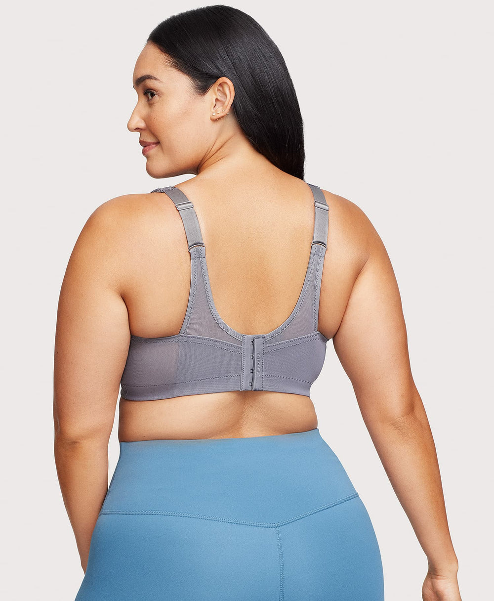 MagicLift Seamless Sports Bra Charcoal Gray | Ashley Stewart