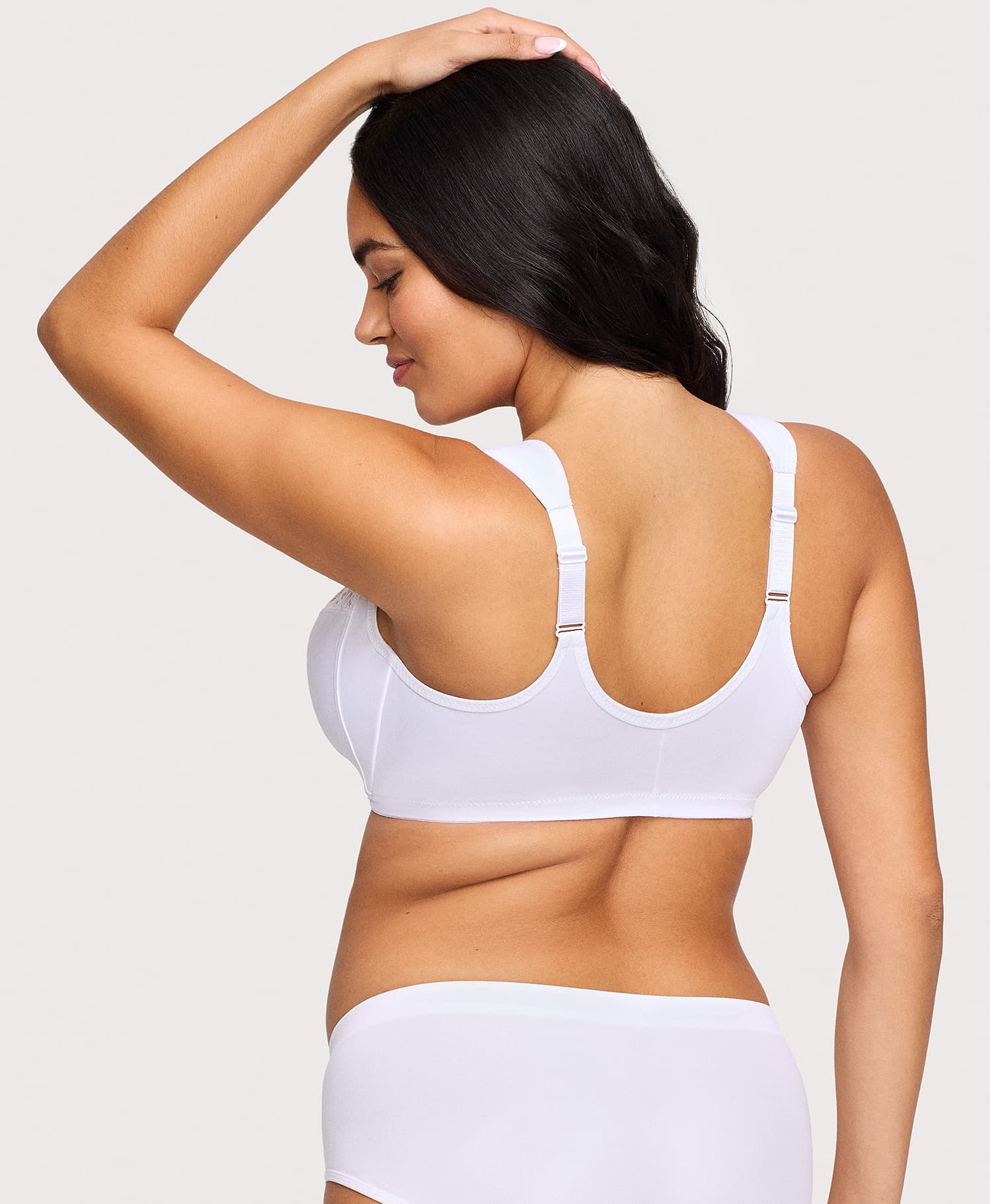 Front-Closure WonderWire Bra White | Ashley Stewart