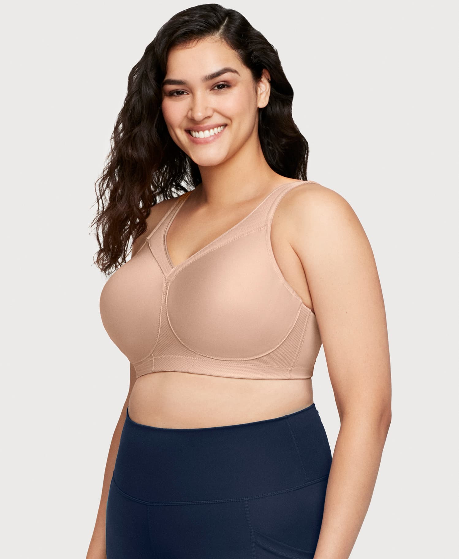 MagicLift Seamless Sports Bra Cafe | Ashley Stewart