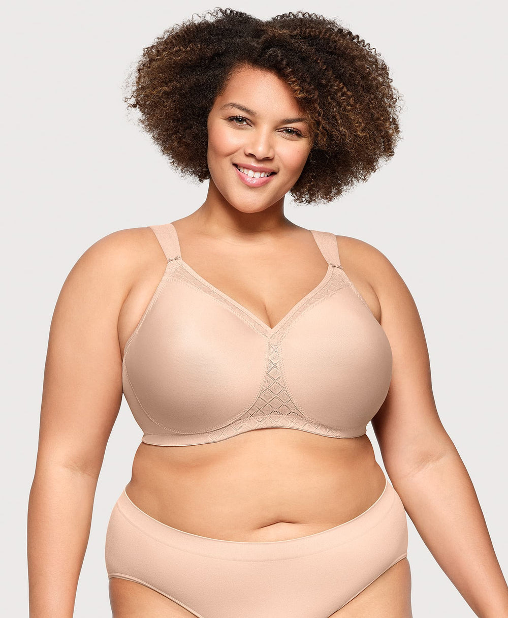 MagicLift Seamless Support T-Shirt Bra Cafe | Ashley Stewart