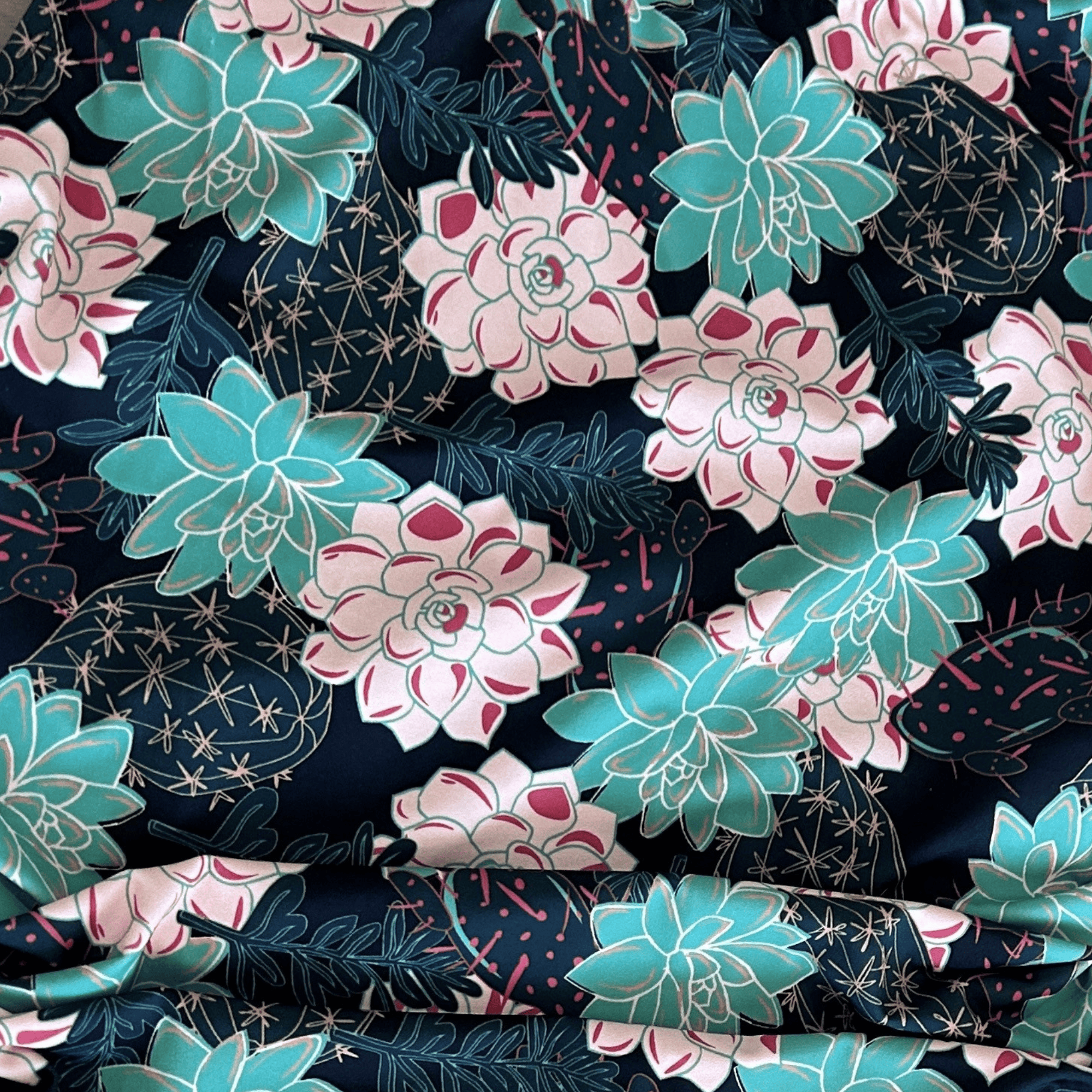InstantFigure Succulent Bandeau Swimsuit Print | Ashley Stewart