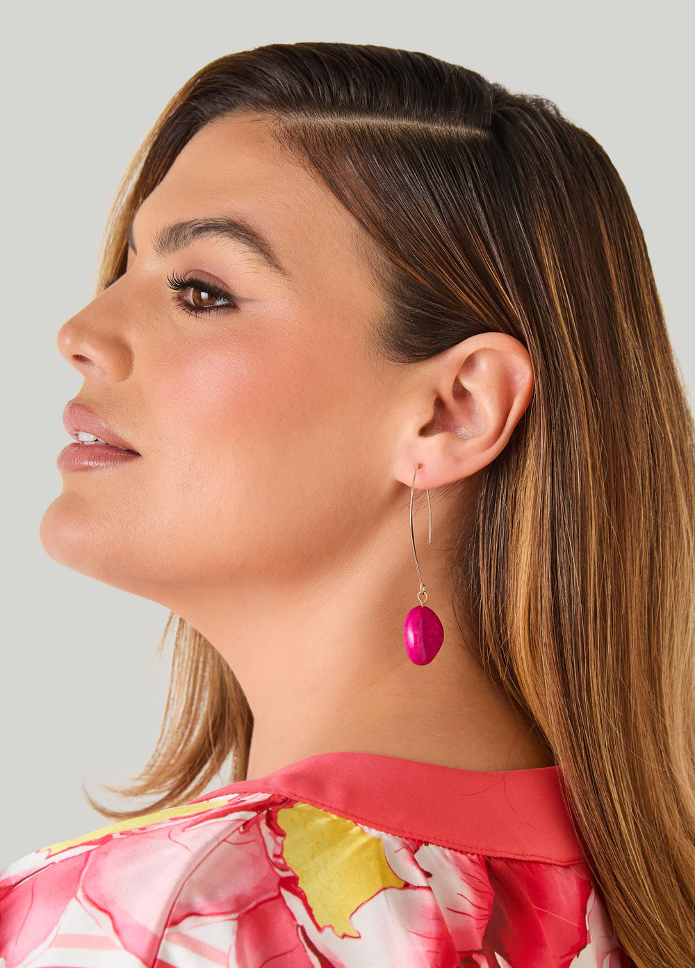 Stone Drop Earrings Set Multi | Ashley Stewart