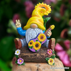Bloom With Joy Garden Gnome Figurine Multi | Ashley Stewart