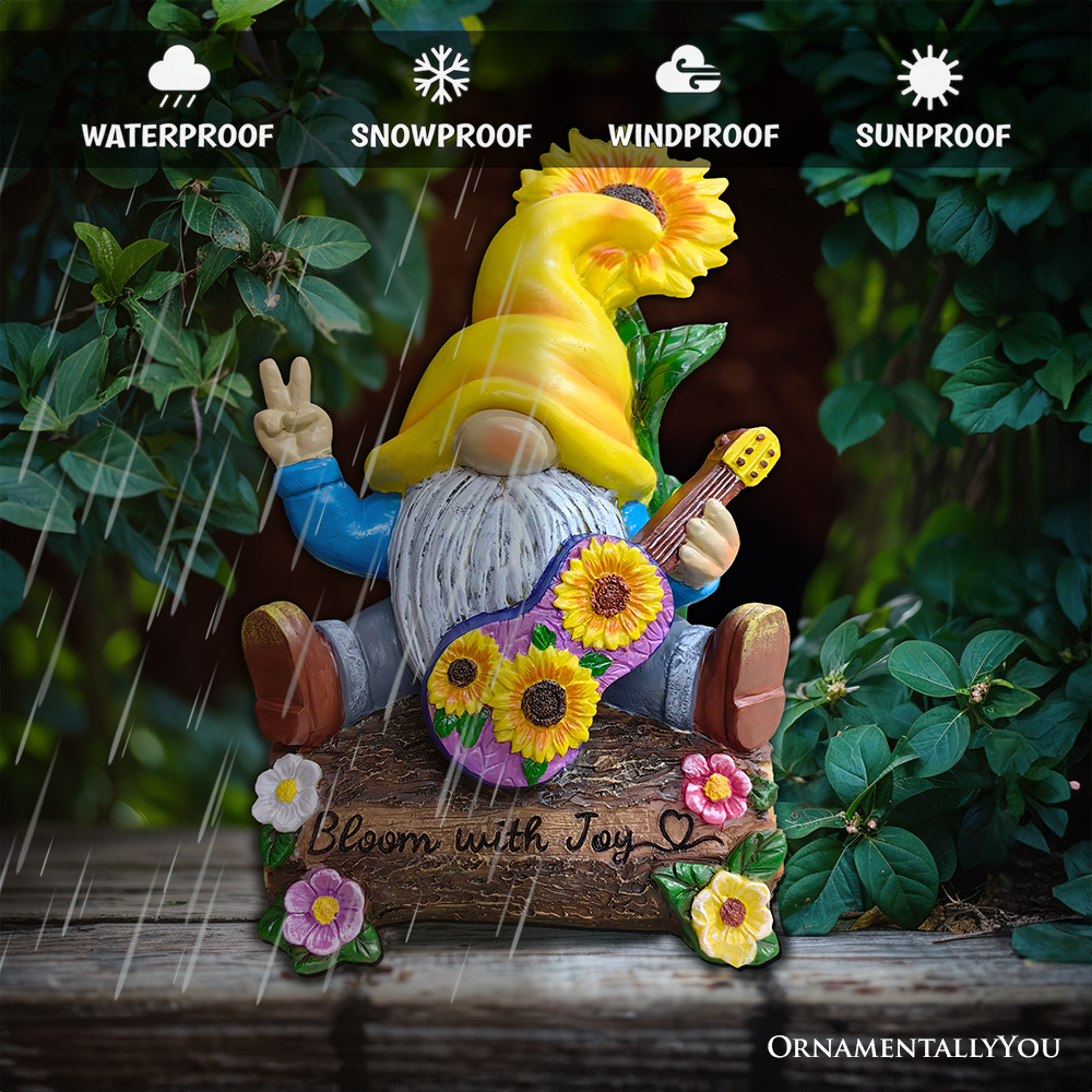 Bloom With Joy Garden Gnome Figurine Multi | Ashley Stewart