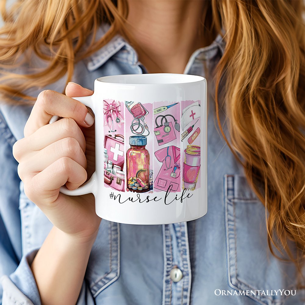 Nurse Life Ceramic Mug White | Ashley Stewart