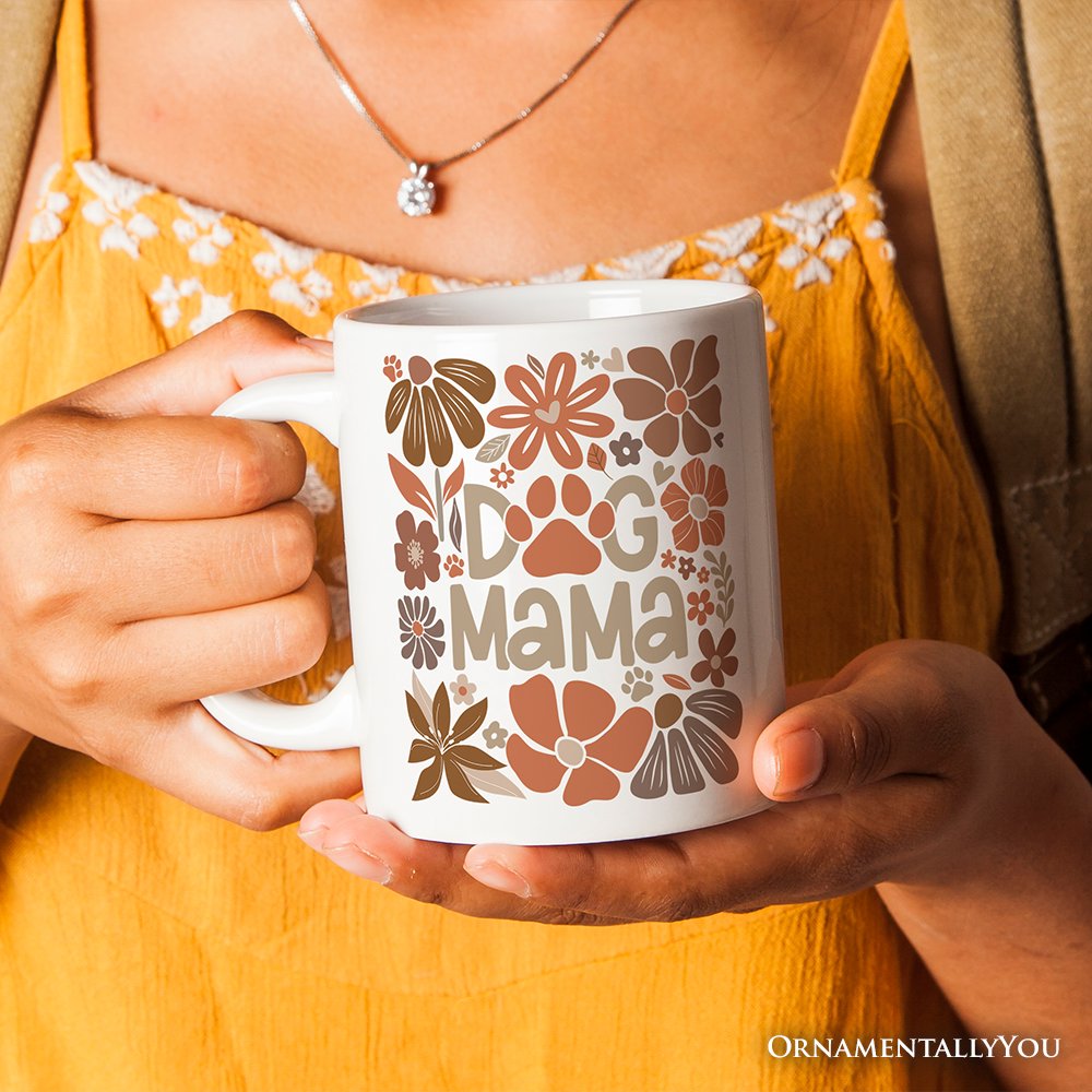 Dog Mama Ceramic Mug White | Ashley Stewart